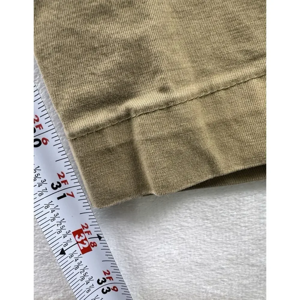 Chino Pants Banana Republic Men’s 32x30 Khaki Tailored Straight Blue Lining